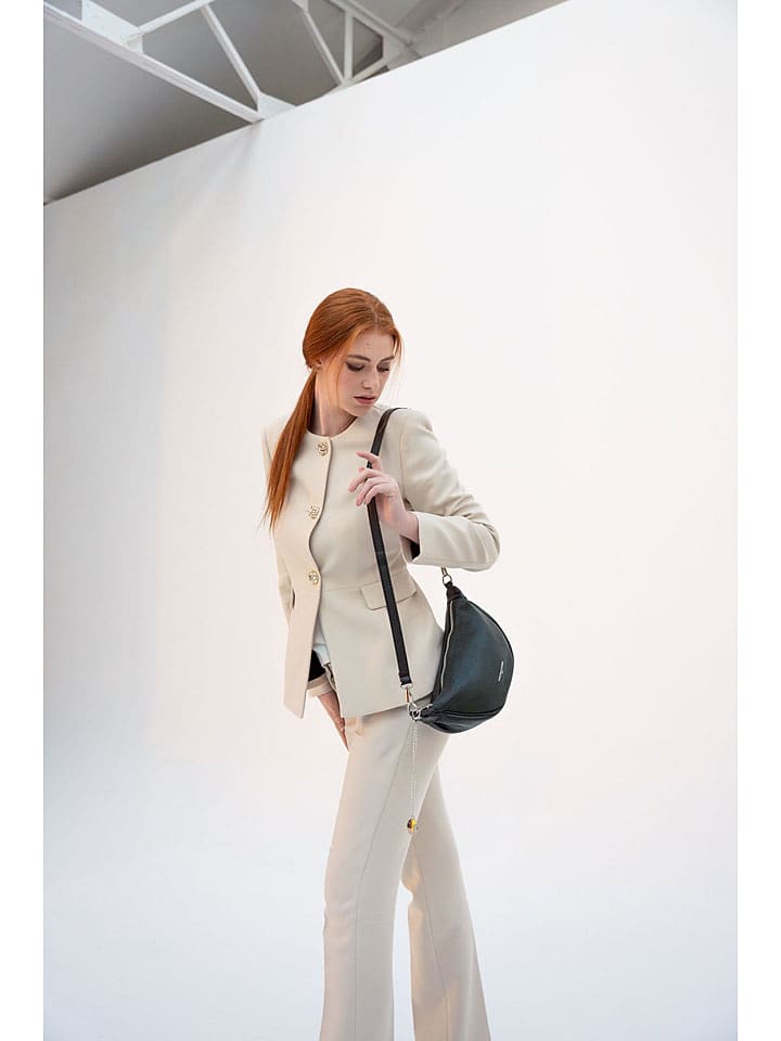 Christian Laurier Skórzana torebka "Jonas" w kolorze czarnym - 33 x 15 x 9 cm rozmiar: onesize