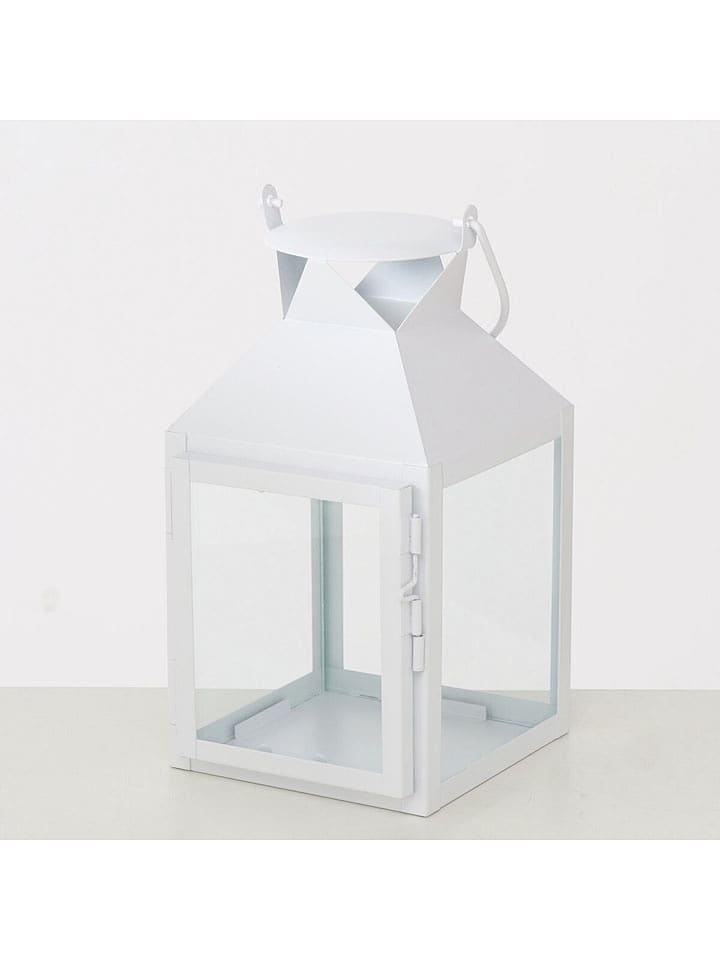 Boltze Lampion "Aberdeen" w kolorze białym - 12,3 x 21,5 cm rozmiar: onesize