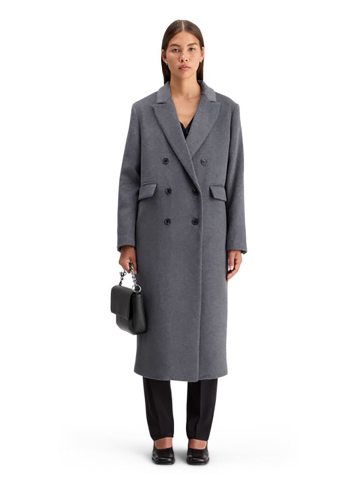 Scotch & Soda Płaszcz przejściowy w kolorze szarym rozmiar: S