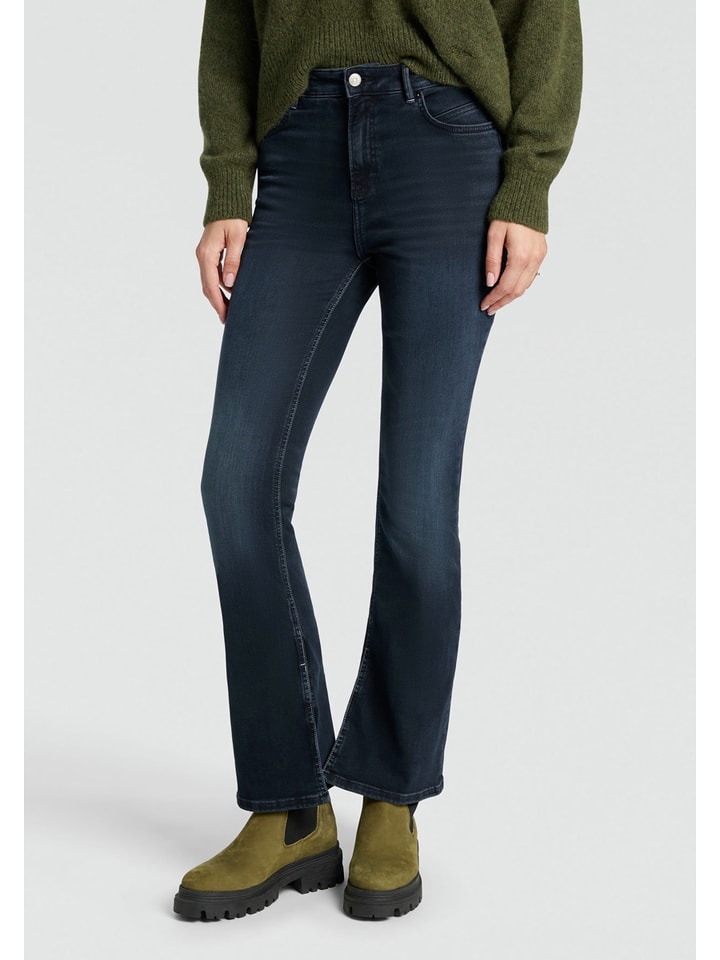 Hugo Boss Orange Dżinsy - Bootcut fit - w kolorze granatowym rozmiar: W30/L32