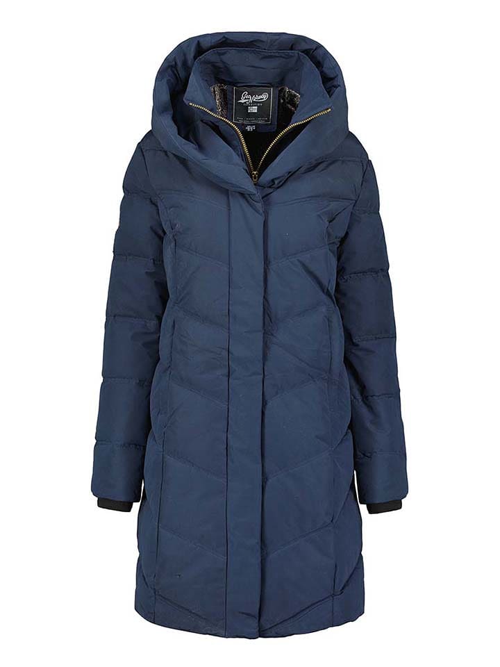 Geographical Norway Płaszcz pikowany "Djamila" w kolorze granatowym rozmiar: XXL