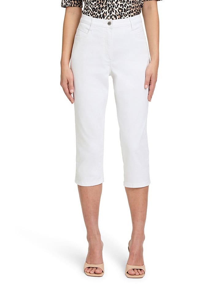 Betty Barclay Rybaczki dżinsowe w kolorze białym rozmiar: 42