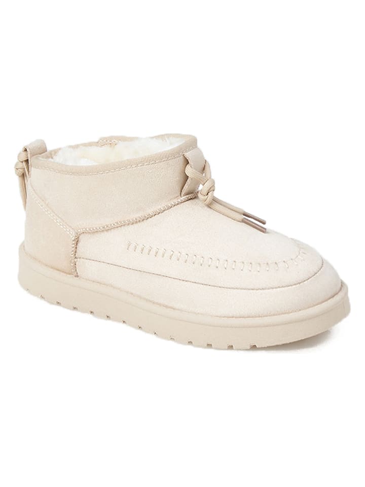 C'M Botki zimowe w kolorze beżowym rozmiar: 41