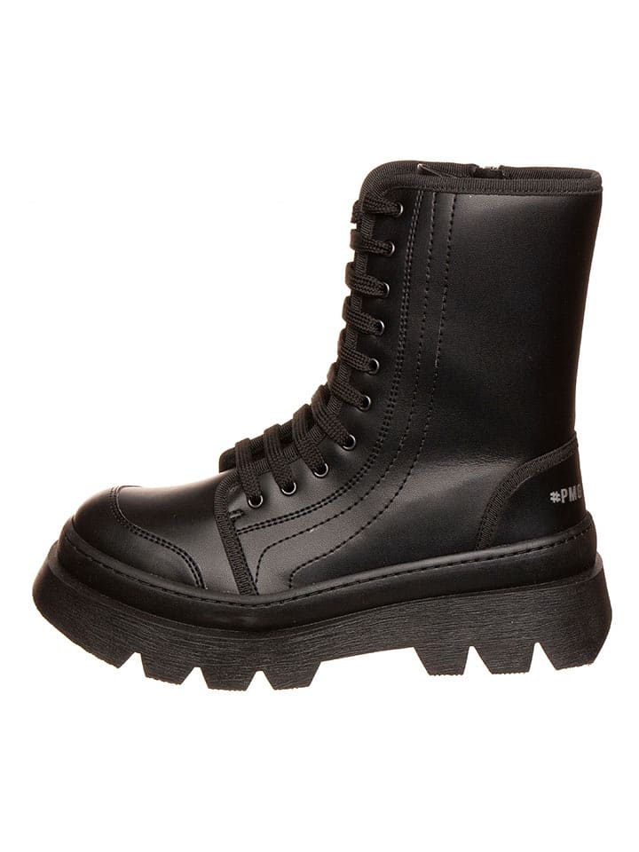 Primigi Skórzane kozaki "Berlin" w kolorze czarnym rozmiar: 37