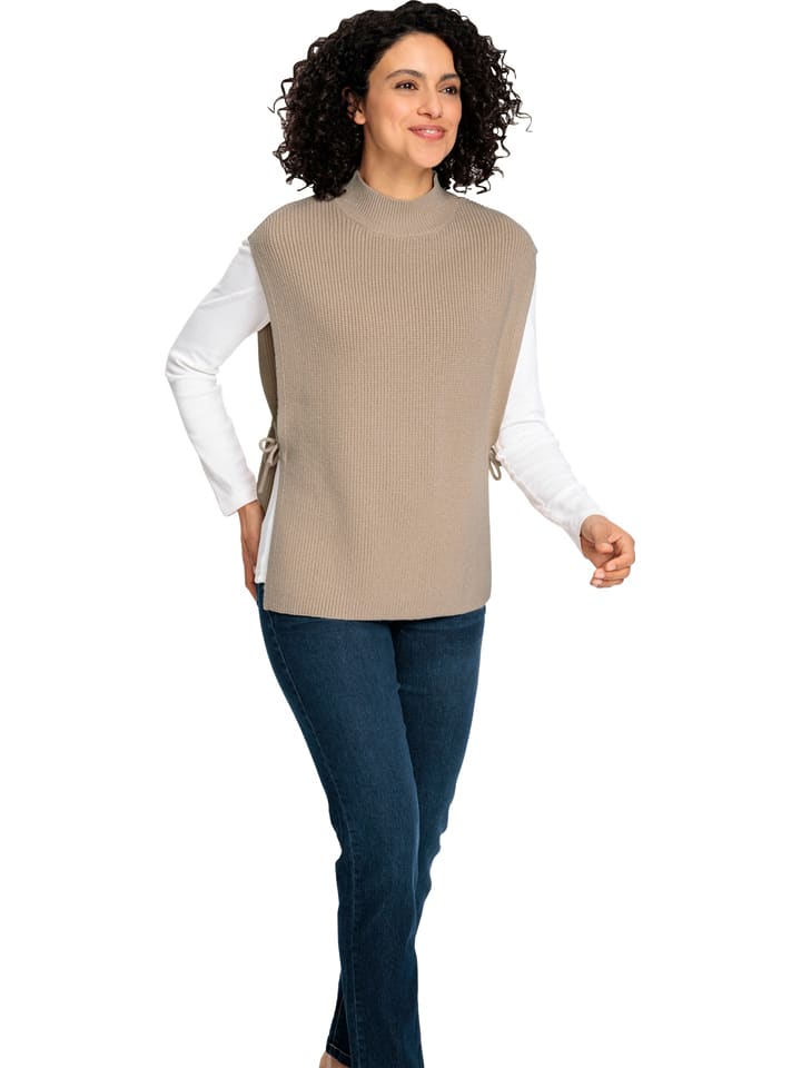 WITT WEIDEN Bezrękawnik w kolorze beżowym rozmiar: 42