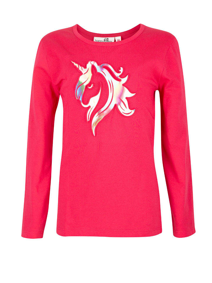 happy girls by Eisend Koszulka w kolorze różowym rozmiar: 140