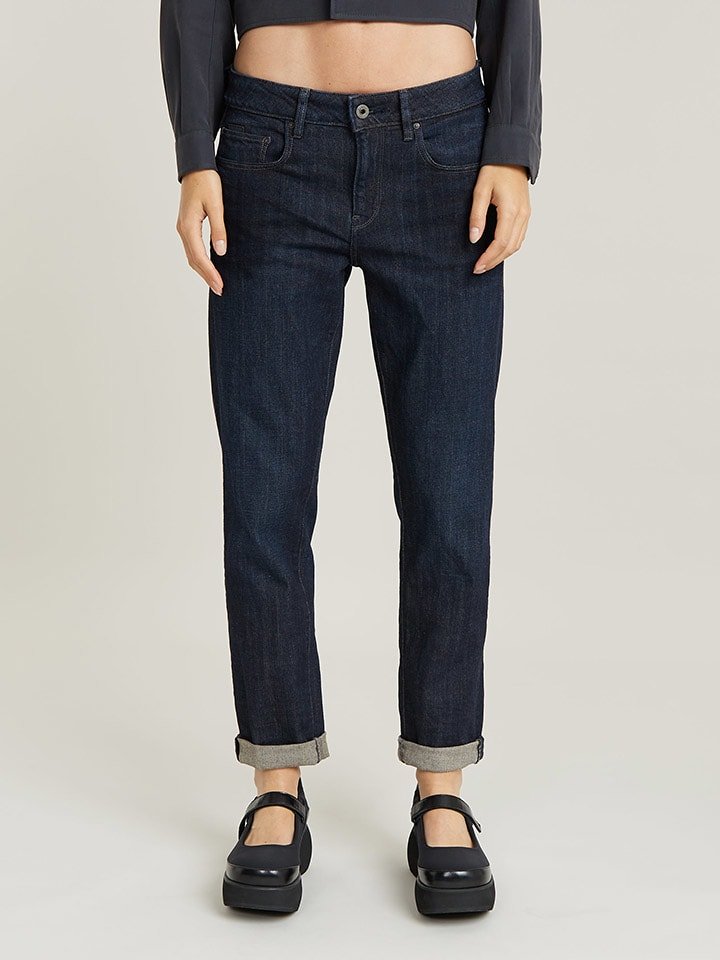 G-Star Dżinsy - Boyfriend fit - w kolorze granatowym rozmiar: W25/L32