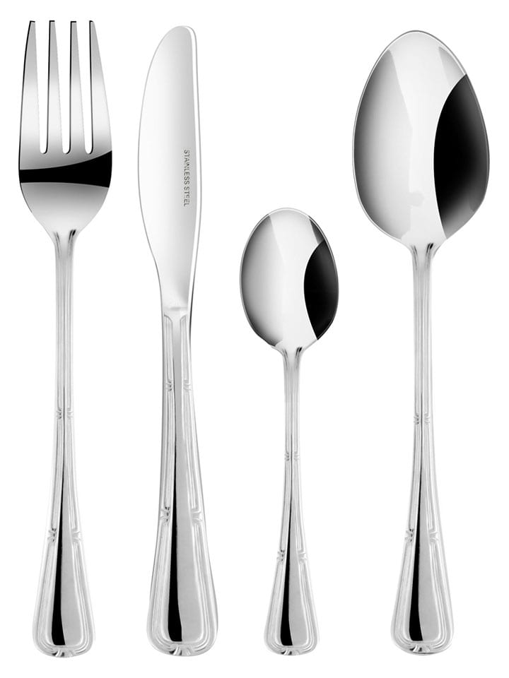 Vialli Design 24-częściowy zestaw sztućców w kolorze srebrnym rozmiar: onesize