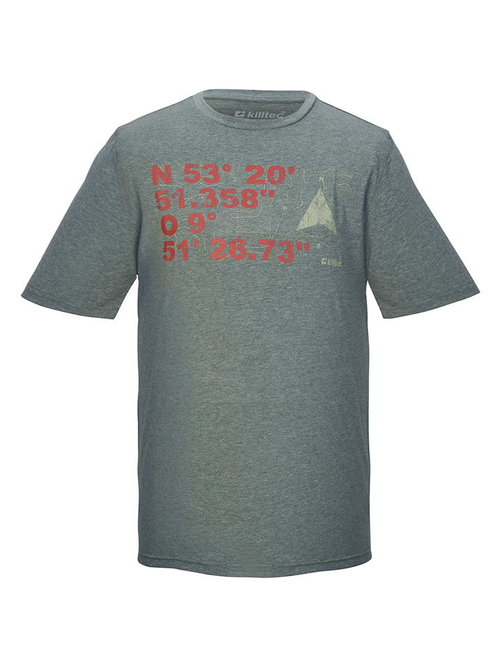 Killtec Koszulka "KOS 254" w kolorze zielonym rozmiar: M