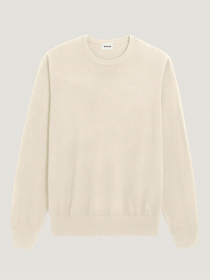 Rodier Wełniany sweter w kolorze kremowym rozmiar: XL