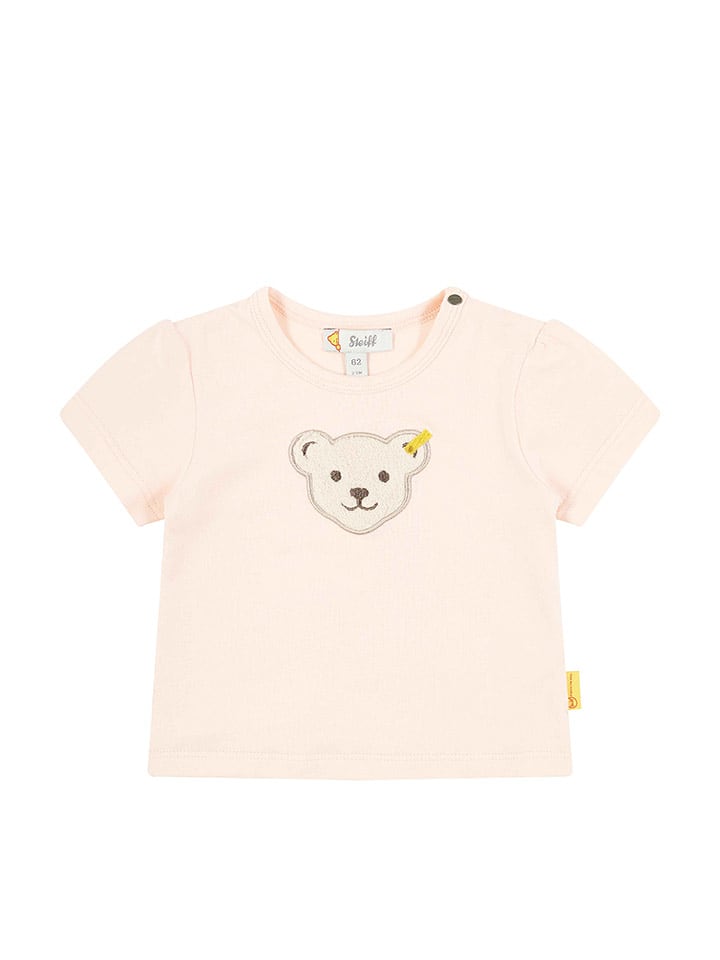 Steiff Koszulka w kolorze jasnoróżowym rozmiar: 92