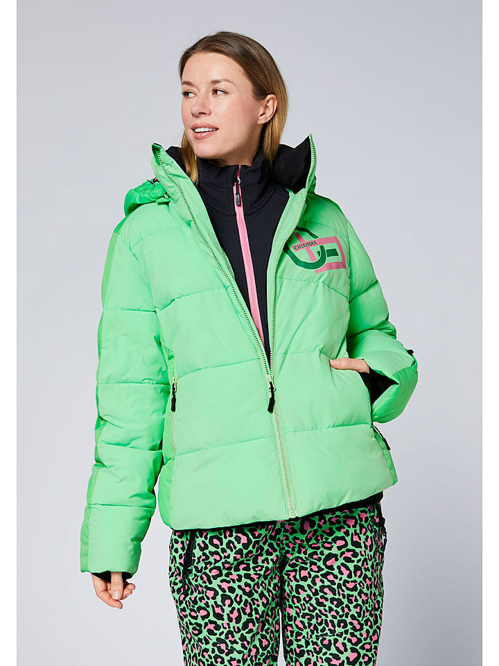 Chiemsee Kurtka narciarska w kolorze zielonym rozmiar: XS