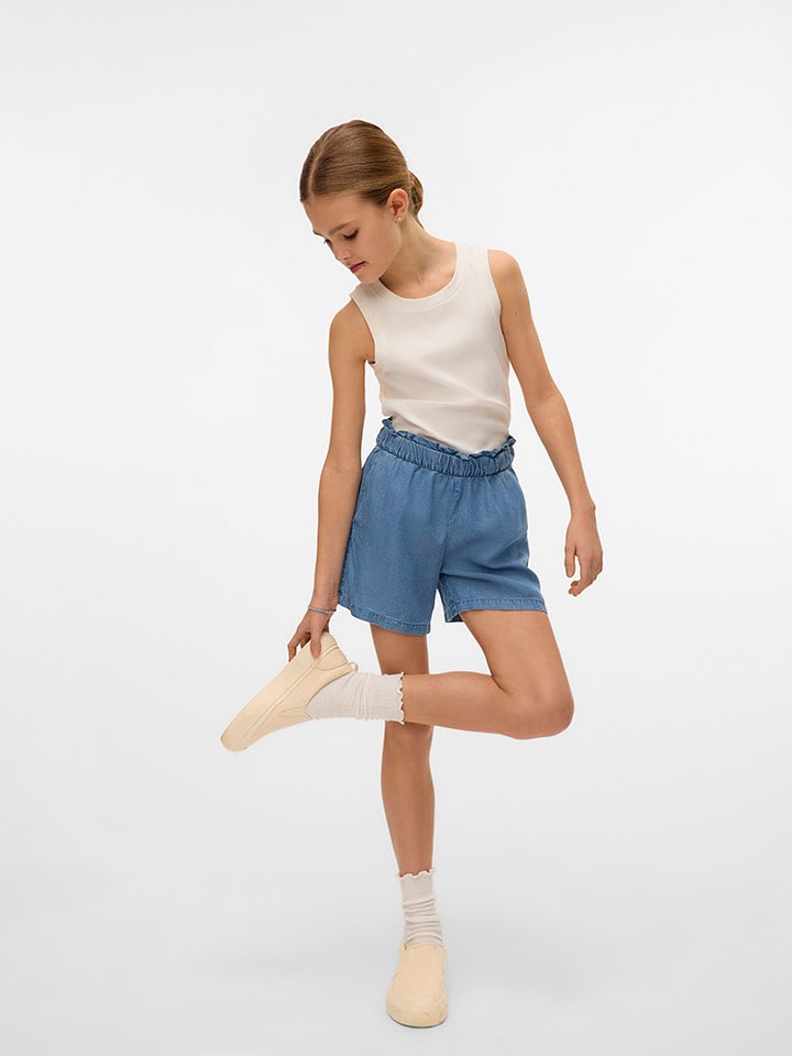 Vero Moda Girl Szorty "Harper" w kolorze niebieskim rozmiar: 164