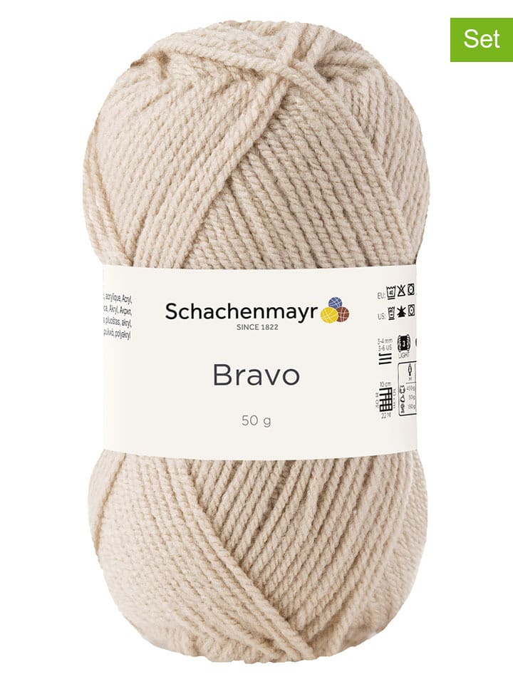 Schachenmayr since 1822 Przędza z tworzywa sztucznego (20 szt.) w kolorze beżowym - 20 x 50 g rozmiar: onesize