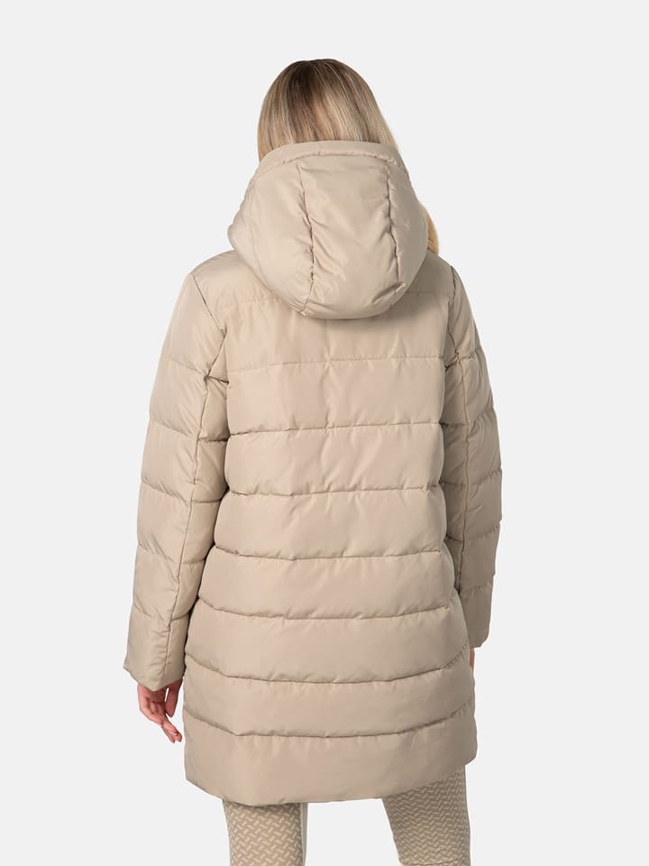 KARI TRAA Płaszcz pikowany "Linn" w kolorze szarobrązowym rozmiar: S