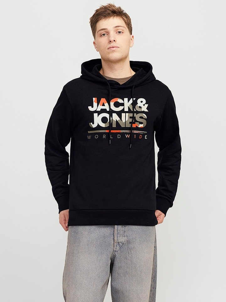 Jack & Jones Bluza "Luke" w kolorze czarnym rozmiar: L