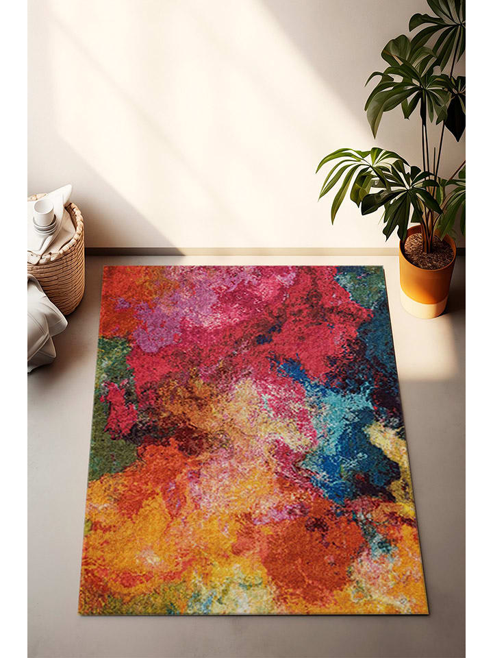 Mioli Dywan w kolorze różowo-żółtym rozmiar: 80x300 cm