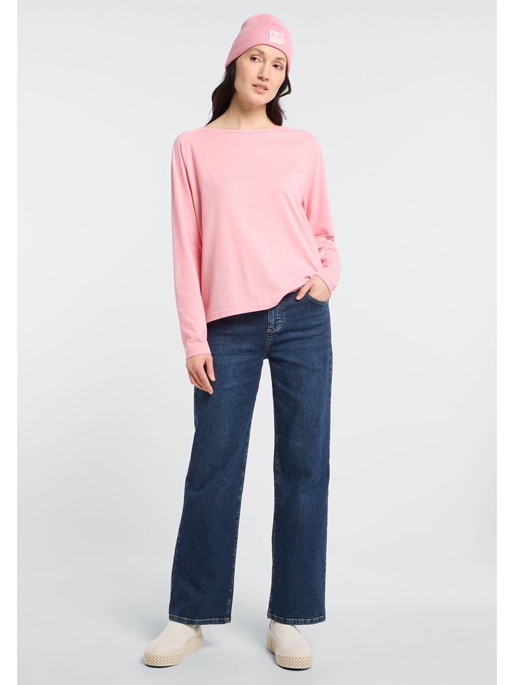 ELBSAND Koszulka "Tira" w kolorze jasnoróżowym rozmiar: M