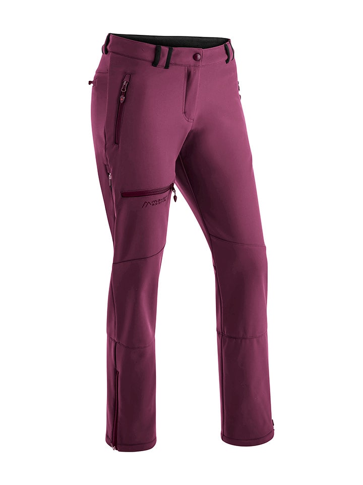Maier Sports Spodnie narciarskie "Adakit" w kolorze fioletowym rozmiar: 34