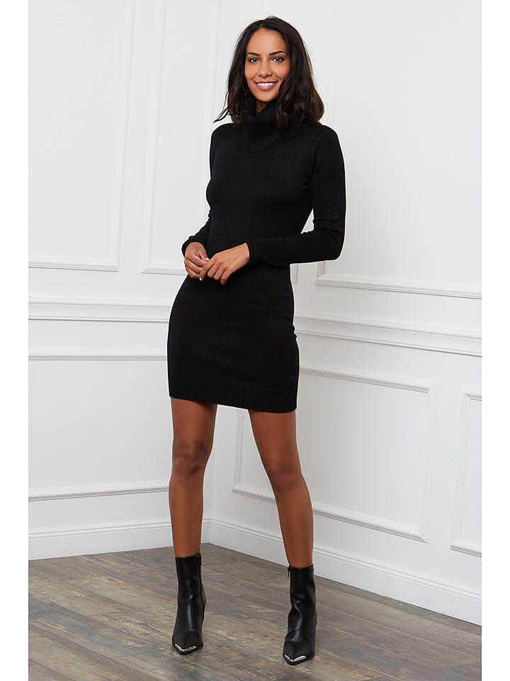 L'armoire de Suzette Sukienka dzianinowa w kolorze czarnym rozmiar: 38/40