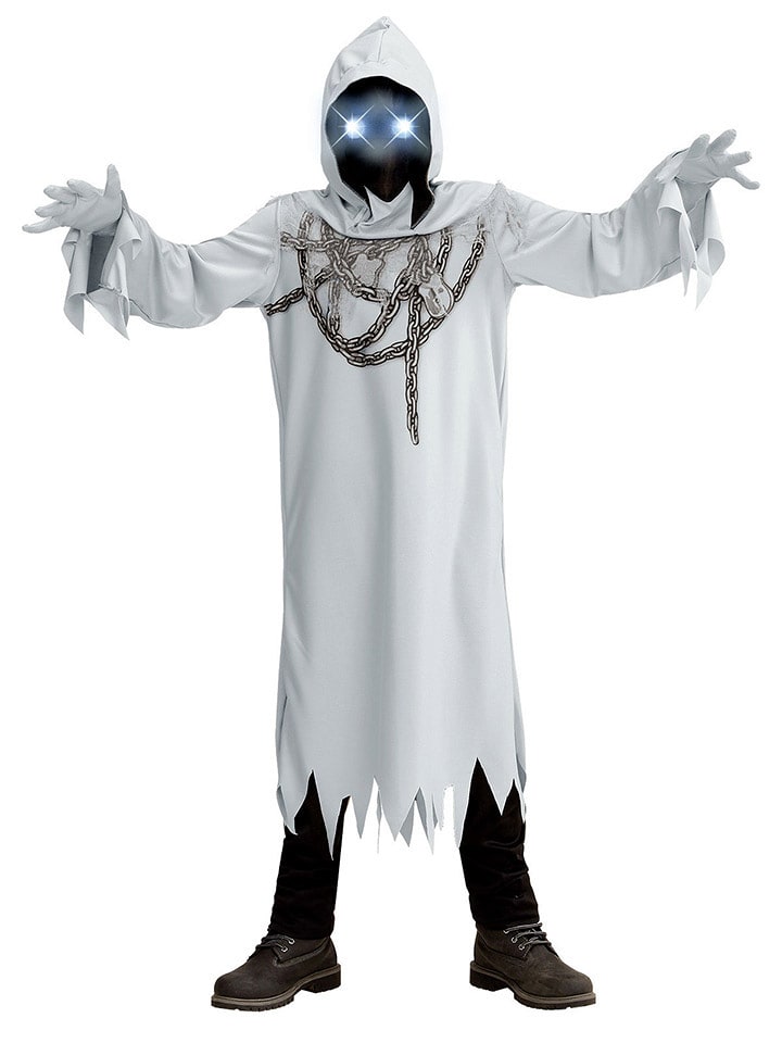 Carnival Party 5-częściowy kostium w kolorze jasnoszarym rozmiar: 164