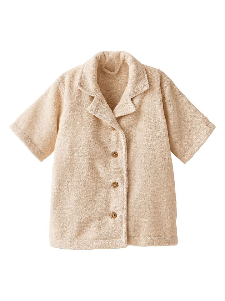 vertbaudet Szlafrok w kolorze beżowym rozmiar: 80/86