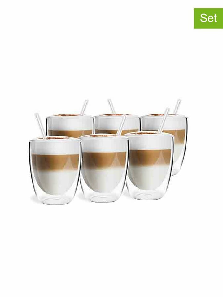 Vialli Design 13-częściowy zestaw szklanek ze słomkami rozmiar: onesize