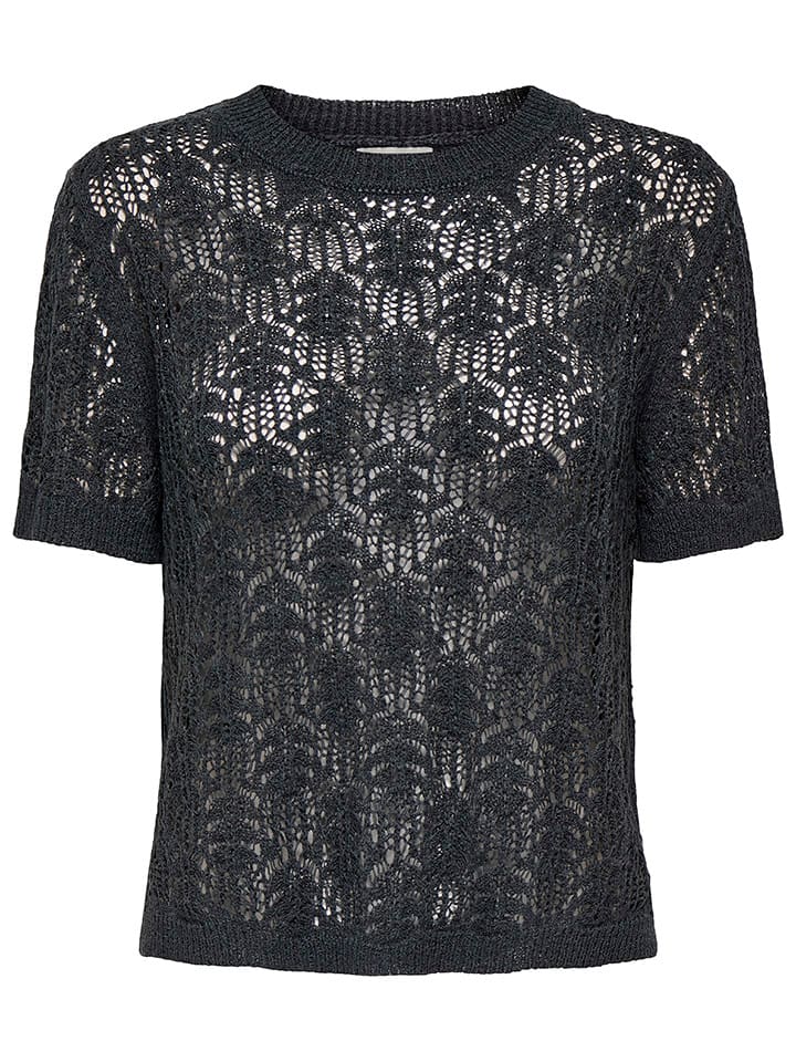 JDY Koszulka dzianinowa w kolorze czarnym rozmiar: L