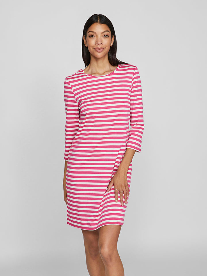 Vila Sukienka w kolorze różowym rozmiar: S