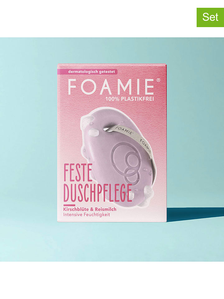 Foamie Mydła pod prysznic (2 szt.) "Cherry Kiss" - po 80 g rozmiar: onesize