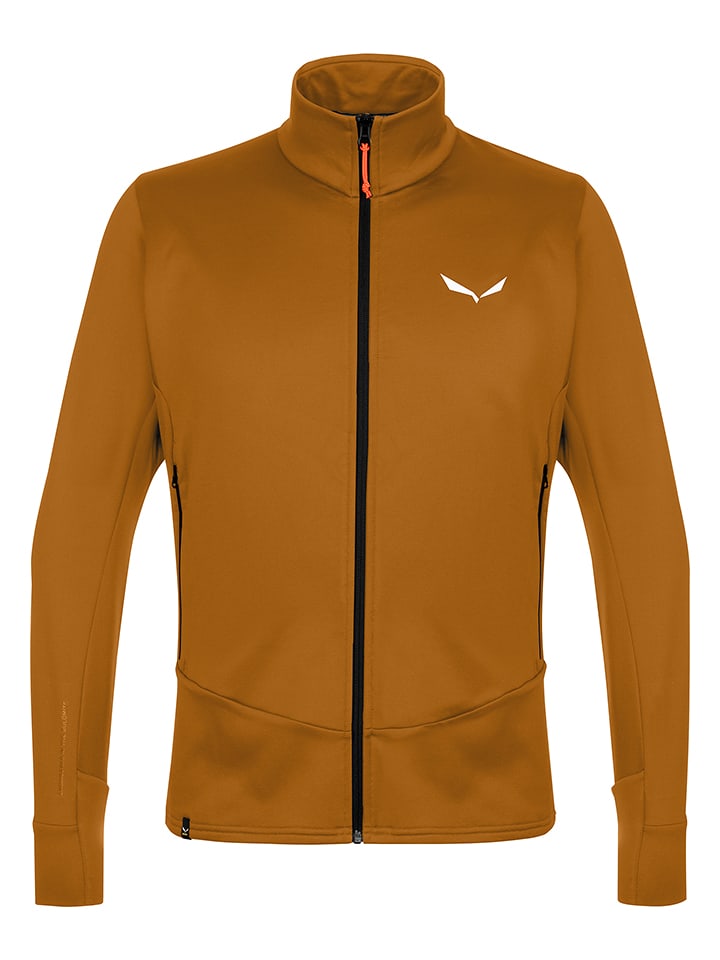 Salewa Kurtka polarowa "Puez" w kolorze jasnobrązowym rozmiar: M