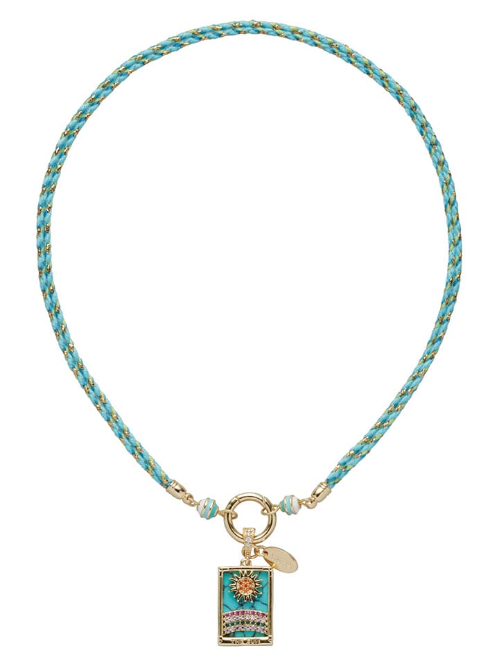 U.S. Polo Assn. Naszyjnik z kryształami - dł. 38 cm rozmiar: onesize