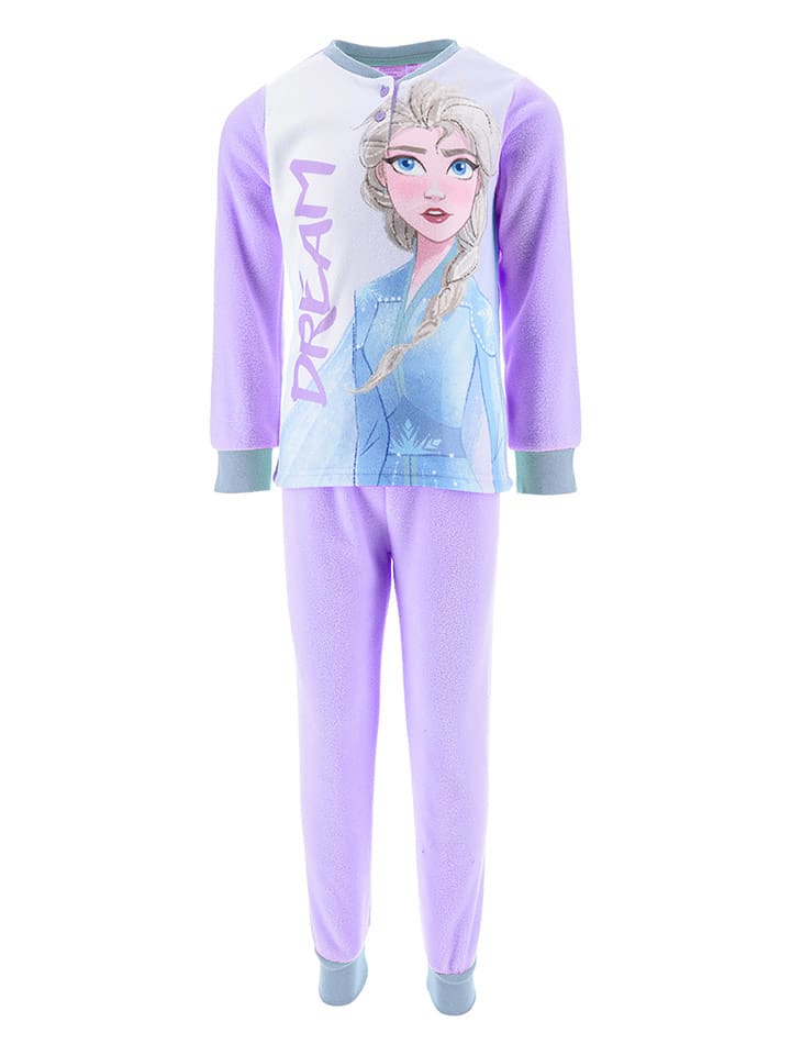 Disney Frozen Piżama "Kraina Lodu" w kolorze fioletowym rozmiar: 128