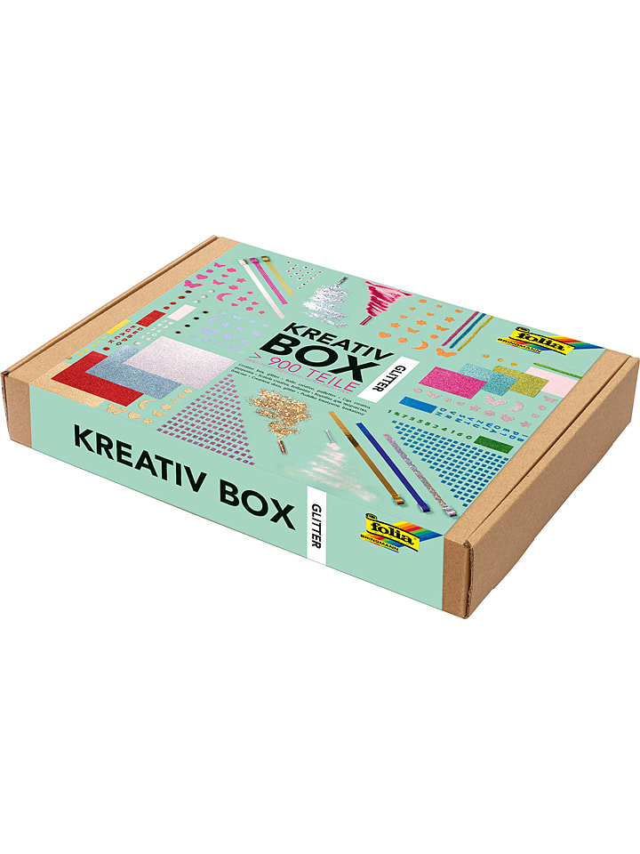 folia PAPER 900-częściowy zestaw "Glitter Mix" w różnych kolorach do rękodzieła rozmiar: onesize