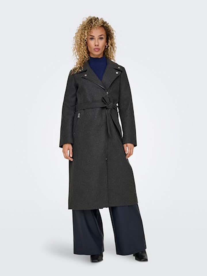 ONLY Płaszcz przejściowy w kolorze antracytowym rozmiar: S