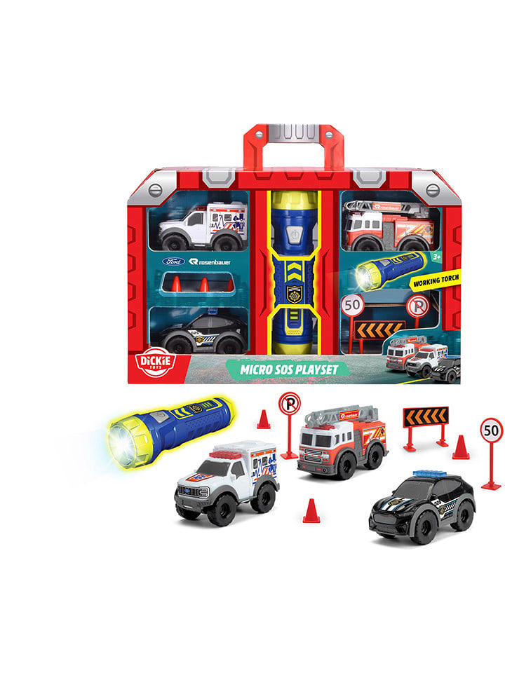 Dickie Toys Zestaw do zabawy "Micro SOS" - 3+ rozmiar: onesize