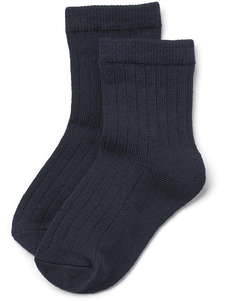 Wheat Wełniane skarpety w kolorze granatowym rozmiar: 21-24