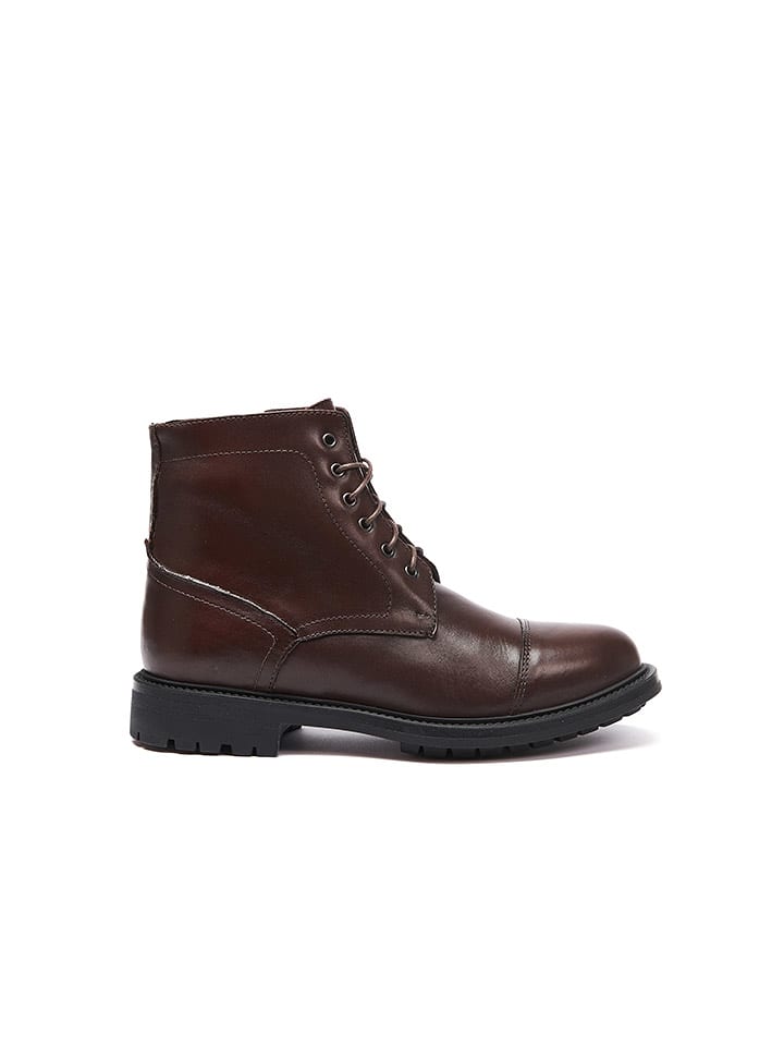 Frank Daniel Skórzane botki w kolorze brązowym rozmiar: 38