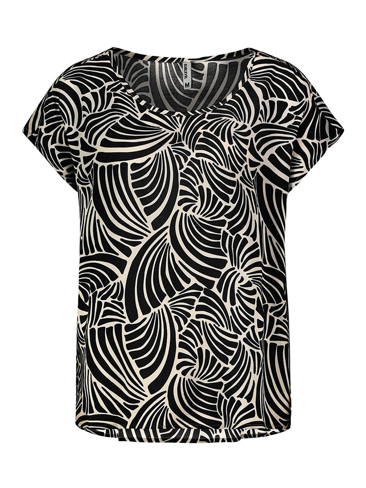 Sublevel Bluzka w kolorze czarno-beżowym rozmiar: XS