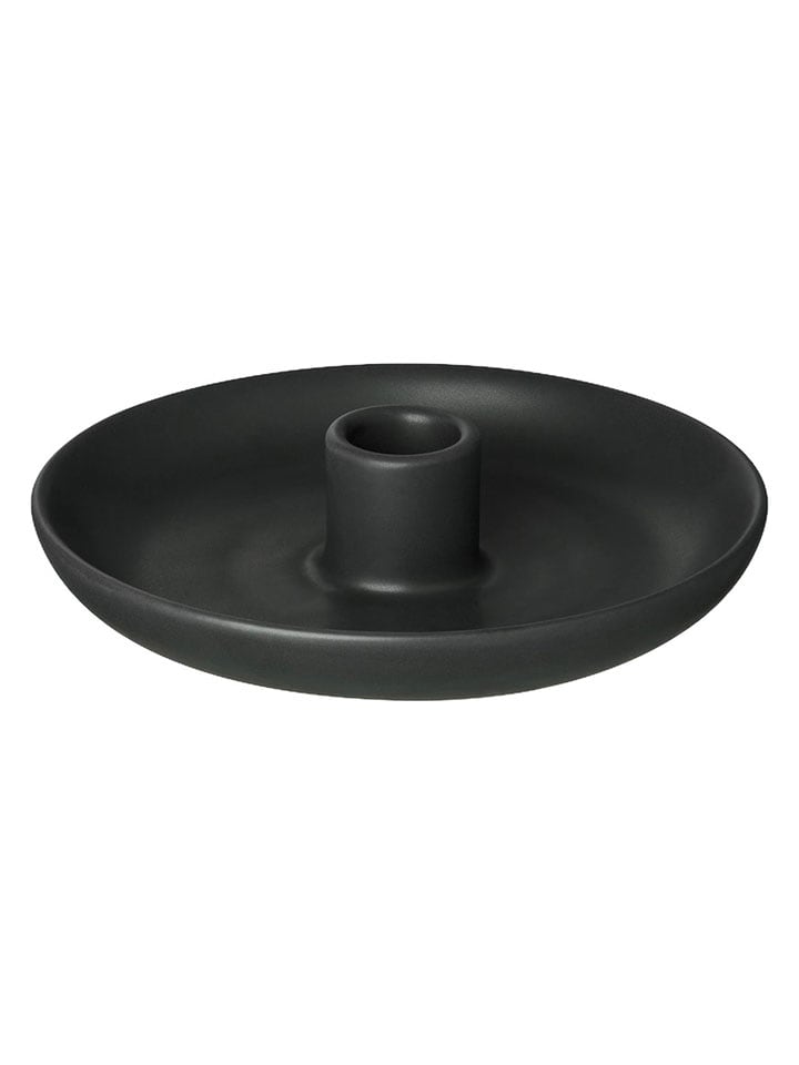 Blomus Świecznik "Vela" w kolorze czarnym - wys. 2 x Ø 14 cm rozmiar: onesize