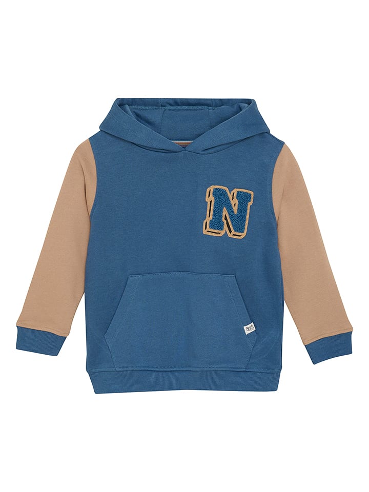 Noppies Bluza w kolorze niebiesko-beżowym rozmiar: 116