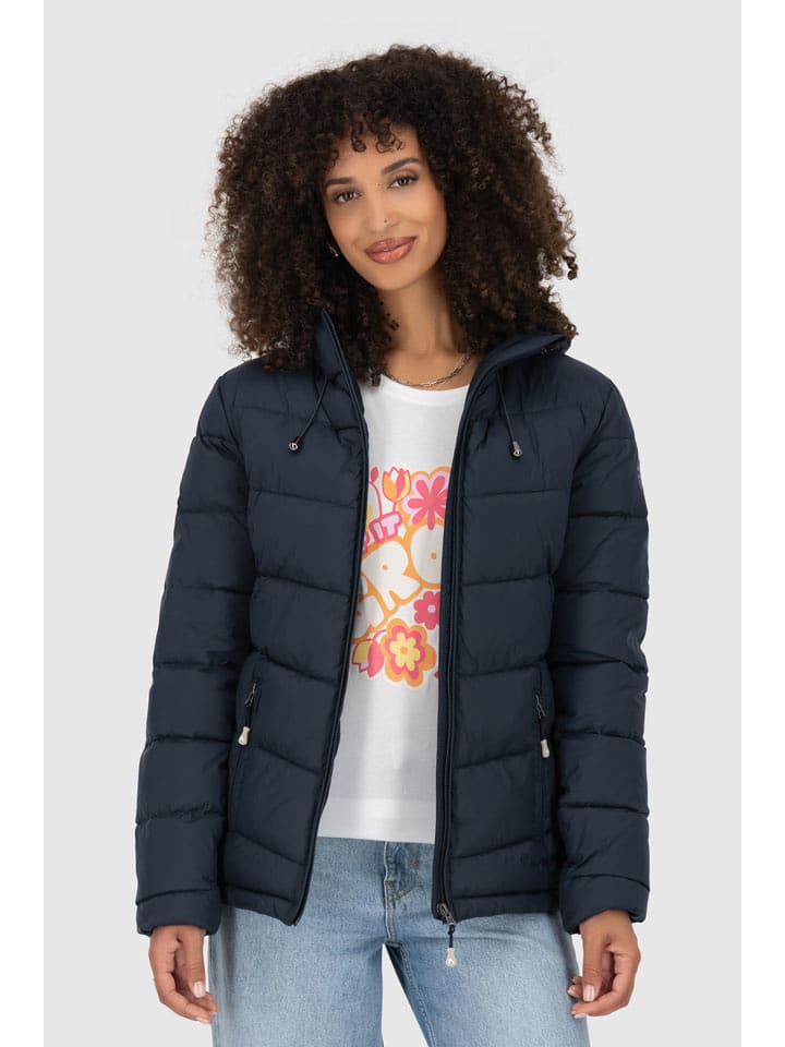 alife and kickin Kurtka pikowana "Liraz" w kolorze granatowym rozmiar: XS