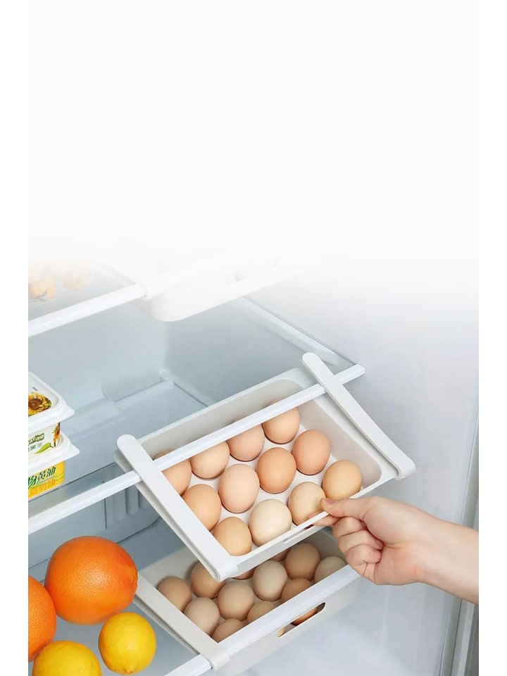 Violeta Home Pojemnik w kolorze białym na jajka - 31,5 x 18 cm rozmiar: onesize