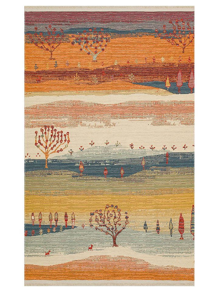 Conceptum Hypnose Dywan bawełniany "NMD 12" w kolorze beżowym ze wzorem rozmiar: 80x300 cm