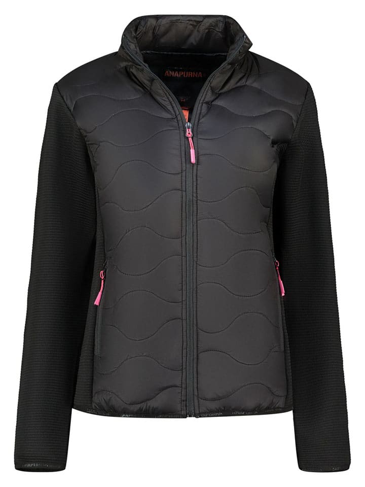 ANAPURNA Kurtka hybydrowa "Tahitiana" w kolorze czarnym rozmiar: L