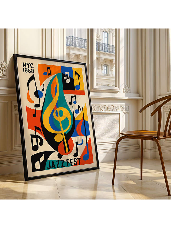 Wallity Druk artystyczny w ramce rozmiar: 55x75 cm