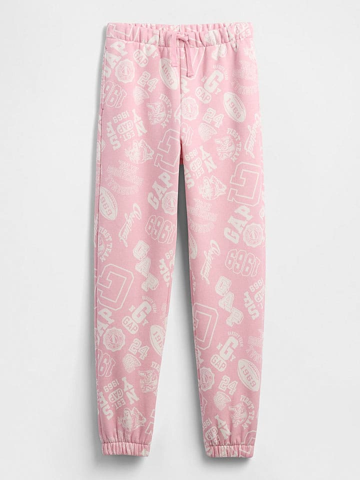 GAP Spodnie dresowe w kolorze jasnoróżowym rozmiar: 110