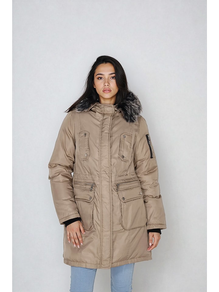 Steve Madden Parka w kolorze beżowym rozmiar: L