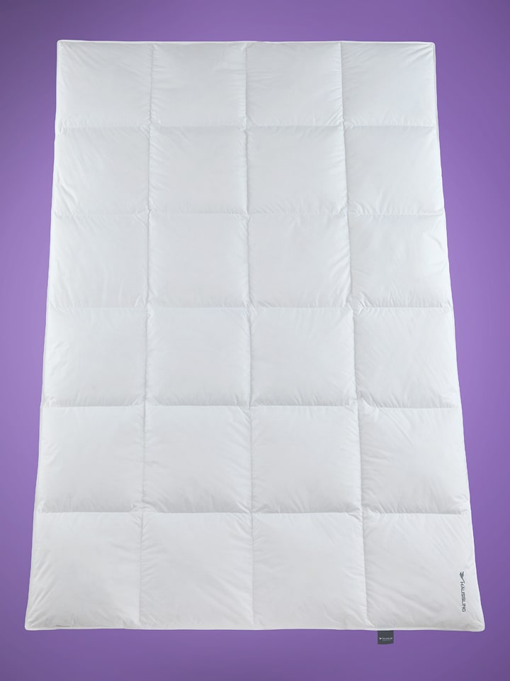 Häussling Bettwaren Zimowa kołdra puchowa "King's dream" w kolorze białym rozmiar: 200x200 cm