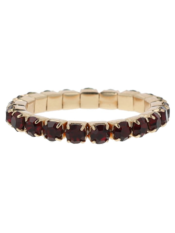 Otazu Pozłacany pierścionek z kryształami Swarovski rozmiar: 60/61